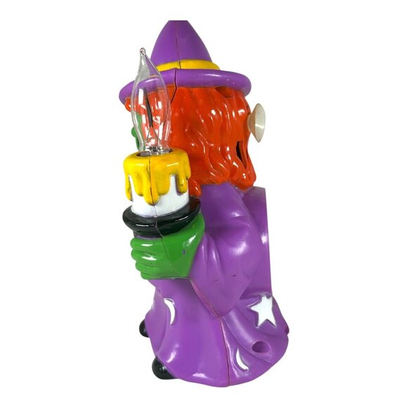 Vintage Witch flickering candle light w/ suction to window Halloween Holiday dec - Picture 4 of 7
